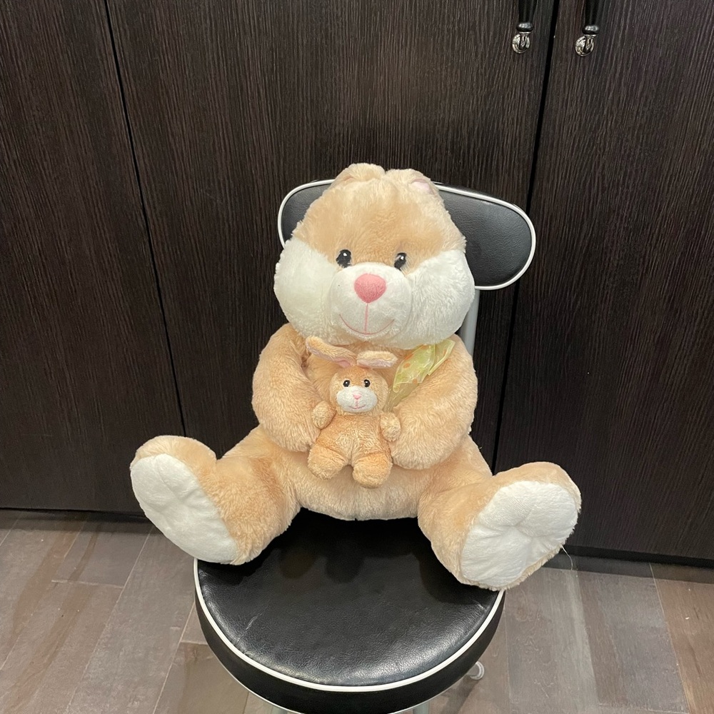 Big bunny plushie
